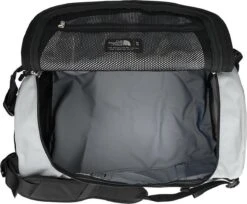 The North Face Gilman Duffel Reistas 50 Liter - Black/Mid Grey -Voyago Winkel 1200x992 1