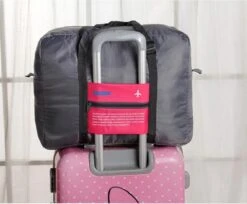 Decopatent® Reistas Flightbag - Handbagage Koffer Reis Tas - Travelbag - Organizer Opvouwbaar - Tas Voor Aan Je Koffer - Rose -Voyago Winkel 1200x992 5