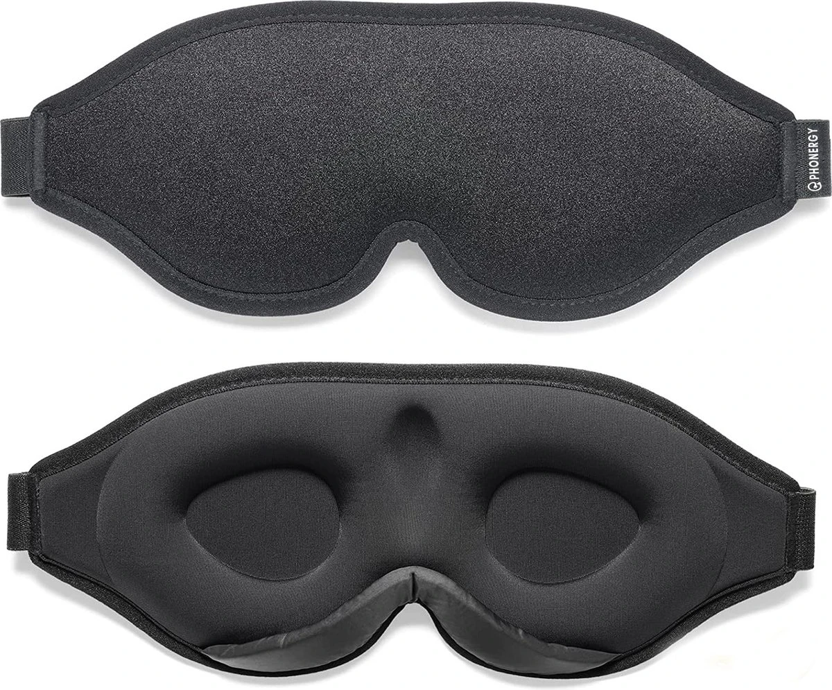 Phonergy Numea - Slaapmasker- Oogmasker- 3D Ergonomisch- Eco Traagschuim- Biologisch - 100% Verduisterend- Handgemaakt - Zwart 11 Phonergy Numea - Slaapmasker- Oogmasker- 3D Ergonomisch- Eco Traagschuim- Biologisch - 100% Verduisterend- Handgemaakt - Zwart - Afbeelding 9