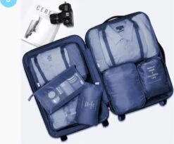 PrijsKnallers Packing Cubes Set 7-delig - Kleding Organizer Set Voor Koffer En Backpack - Bagage Organizers - Donkerblauw -Voyago Winkel 1200x995 13