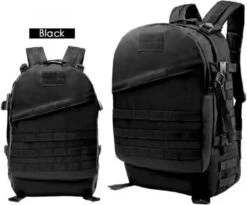 Leger Rugzak Zwart- Waterdichte Zwarte Rugzak - Outdoor - Kamperen - Backpack -Voyago Winkel 1200x995 8
