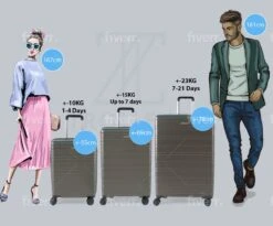 ©TROLLEYZ - Amsterdam No.9 - Kofferset 3 Delig - 55cm+69cm+78cm Met TSA Slot - Dubbele Wielen - 360° Spinners - 100% ABS - Reiskoffers In Cloudy Grey -Voyago Winkel 1200x997 15