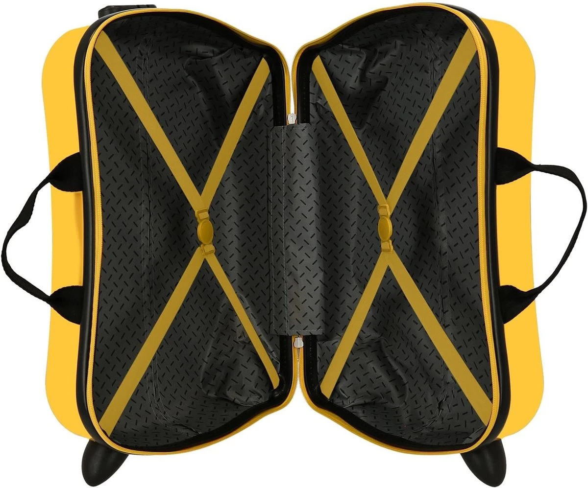 Disney Winnie The Pooh Kinderkoffer ABS Rol Zit Geel 6 Disney Winnie The Pooh Kinderkoffer ABS Rol Zit Geel - Afbeelding 4