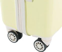 Decent Star Maxx Handbagage Koffer - 55 Cm - TSA Slot - Pastel Geel -Voyago Winkel 1200x998 1