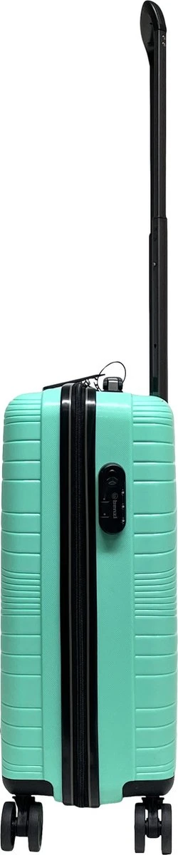 Benzi Barco Handbagage Koffer - 55 Cm - 35 Liter - Mintgroen 4 Benzi Barco Handbagage Koffer - 55 Cm - 35 Liter - Mintgroen - Afbeelding 2