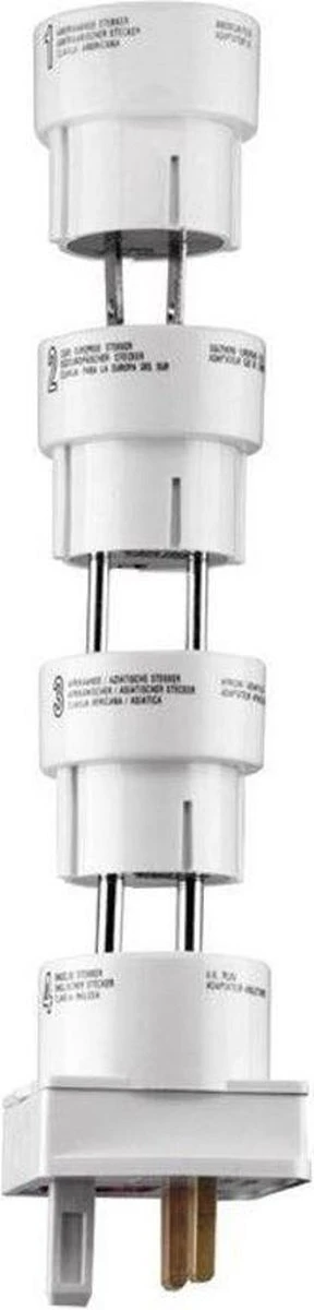 Promax Pro-Max Reisstekker - Wereldstekker Universeel - 4-delig - 2-pack 6 Promax Pro-Max Reisstekker - Wereldstekker Universeel - 4-delig - 2-pack - Afbeelding 4