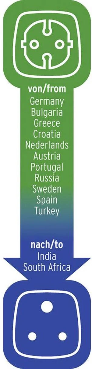 Brennenstuhl Travel Adapter Met Aarding => Zuid-Afrika, Indië 13 Brennenstuhl Travel Adapter Met Aarding => Zuid-Afrika, Indië - Afbeelding 11