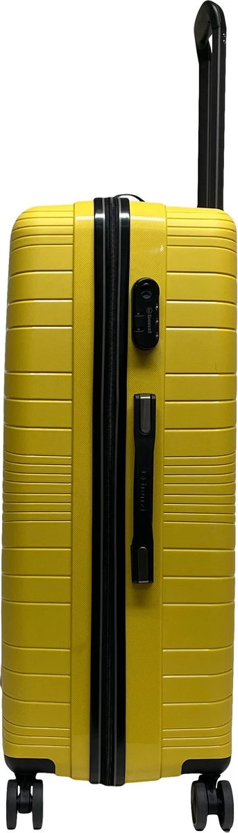 Benzi Barco Grote Koffer - 75 Cm - 95 Liter - Geel 4 Benzi Barco Grote Koffer - 75 Cm - 95 Liter - Geel - Afbeelding 2