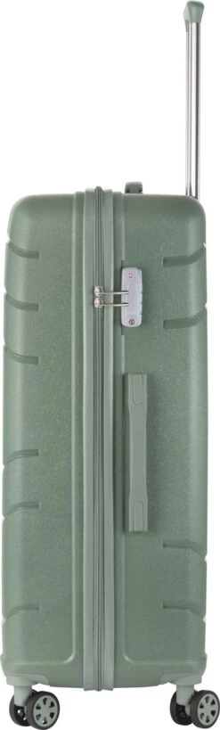 TravelZ Big Bars Reiskoffer 78 Cm Met Dubbele Wielen - Trolley Koffer Met TSA-slot - Olijf -Voyago Winkel 362x1200 1