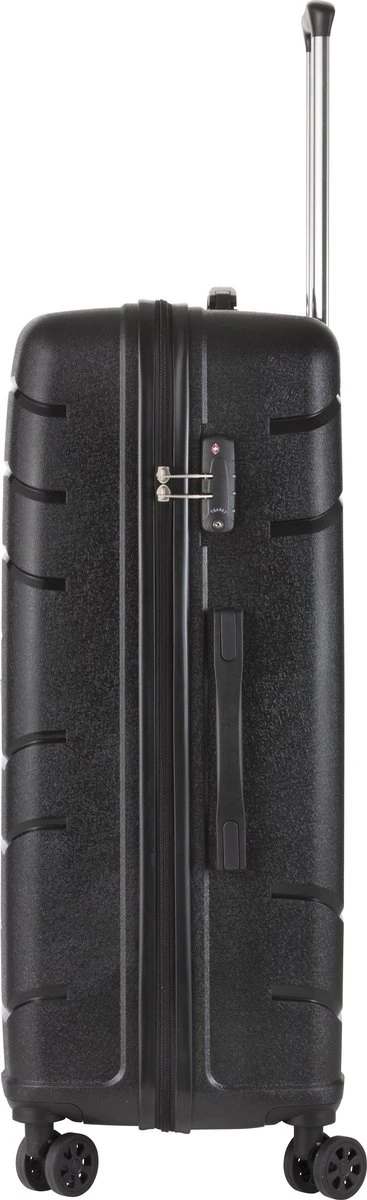 TravelZ Big Bars Reiskoffer 78 Cm Met Dubbele Wielen - Trolley Koffer Met TSA-slot - Zwart 9 TravelZ Big Bars Reiskoffer 78 Cm Met Dubbele Wielen - Trolley Koffer Met TSA-slot - Zwart - Afbeelding 7