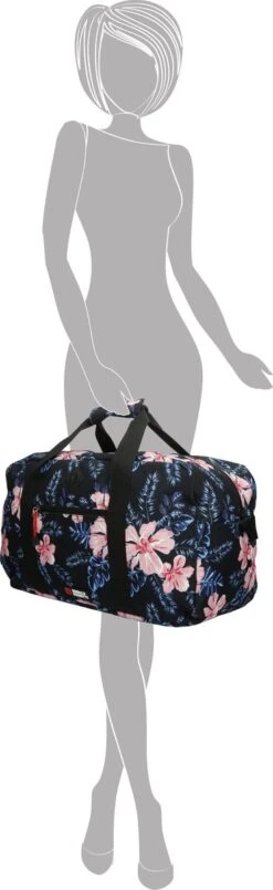 Enrico Benetti Capetown Sporttas/ Reistas - Donkere Bloem -Voyago Winkel 368x1200 4