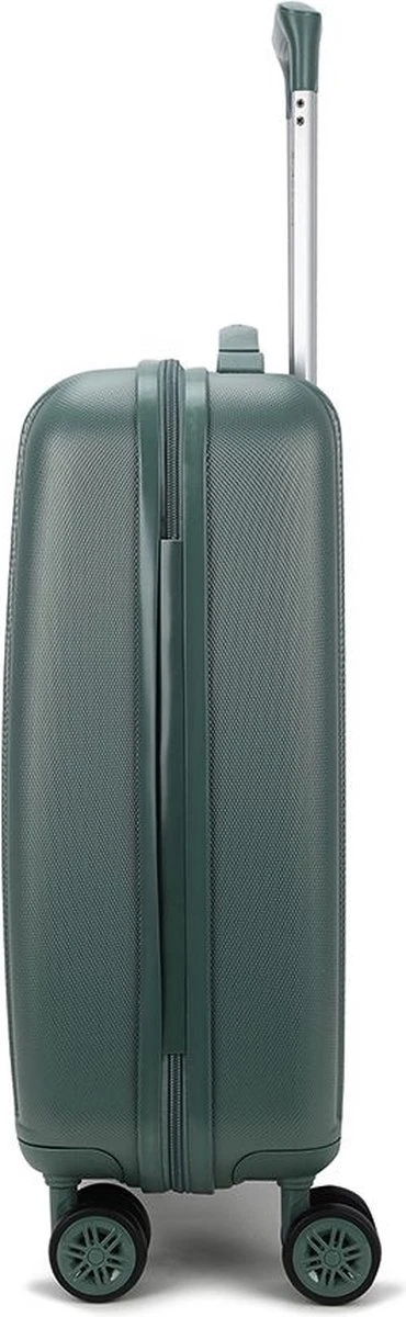 Decent Handbagage Koffer / Trolley / Reiskoffer - 55 Cm - 38 Liter - ABS - Tranporto - Groen 11 Decent Handbagage Koffer / Trolley / Reiskoffer - 55 Cm - 38 Liter - ABS - Tranporto - Groen - Afbeelding 9