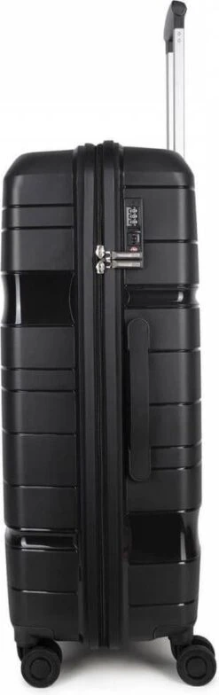 Decent ONE-CITY Large Koffer - 76 Cm - TSA Slot - Zwart -Voyago Winkel 378x1200