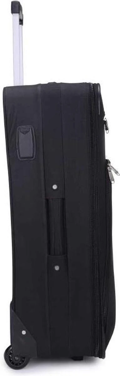 Decent Basic-Line Large Trolley 73 Cm - Zwart 4 Decent Basic-Line Large Trolley 73 Cm - Zwart - Afbeelding 2