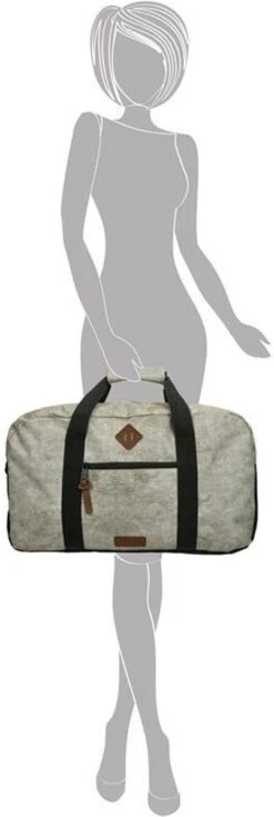 Enrico Benetti Londen 46148 Sporttas / Reistas - Krokodil Grijs Print -Voyago Winkel 403x1200 4