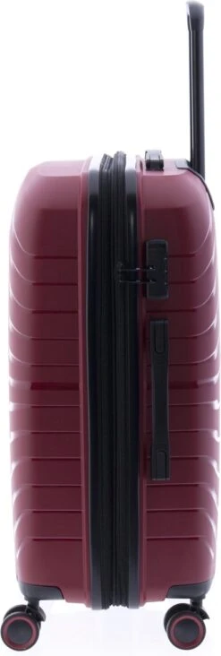 Gladiator Kick-Off Middelgrote Koffer Expandable - 67 Cm - 72/90 Liter - Eco Friendly Recyclebaar PP - Rood -Voyago Winkel 405x1200 8