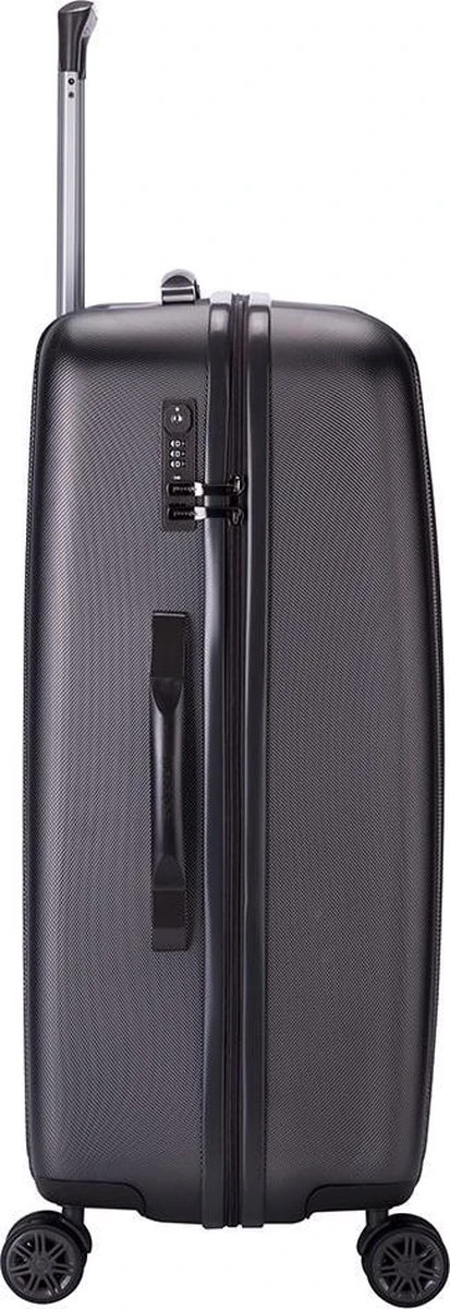 Decent Tranporto-One Medium Koffer - 66 Cm - TSA Slot - Anthracite 4 Decent Tranporto-One Medium Koffer - 66 Cm - TSA Slot - Anthracite - Afbeelding 2