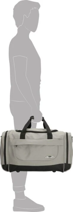 Enrico Benetti Orlando 35300 S Reistas / Sporttas 41 Liter - Grijs -Voyago Winkel 417x1200 9
