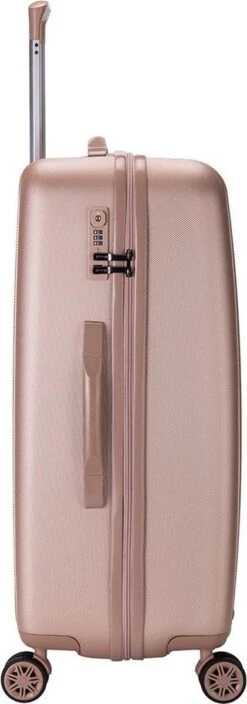 Decent Tranporto-One Reiskoffer 66 Cm - Zalmroze -Voyago Winkel 421x1200 6