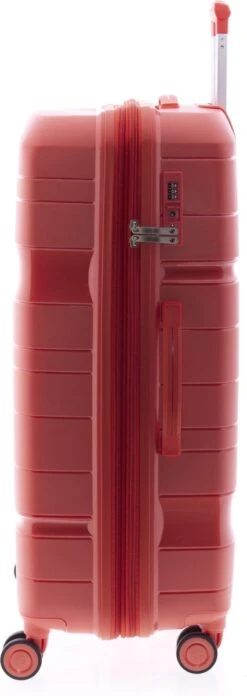 Gladiator Boxing Middelgrote Koffer Expandable 67 Cm 70/80 Liter TSA Slot - Koraalrood -Voyago Winkel 426x1200 1