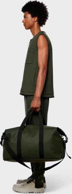 Rains Weekendtas 37 Liter - Groen -Voyago Winkel 449x1200 3