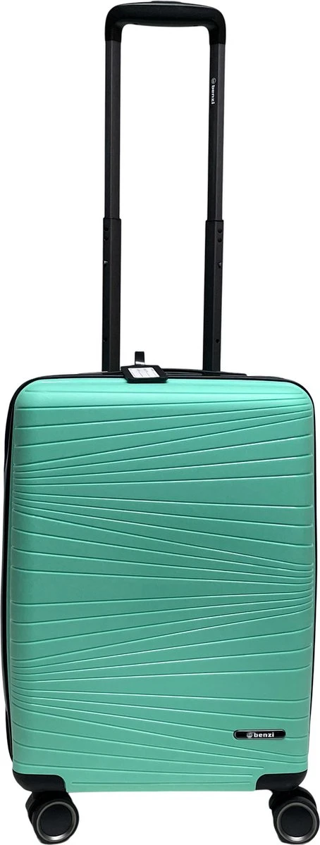 Benzi Barco Handbagage Koffer - 55 Cm - 35 Liter - Mintgroen 6 Benzi Barco Handbagage Koffer - 55 Cm - 35 Liter - Mintgroen - Afbeelding 4