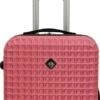 SB Travelbags Handbagage Koffer 51cm 4 Wielen Trolley - Roze