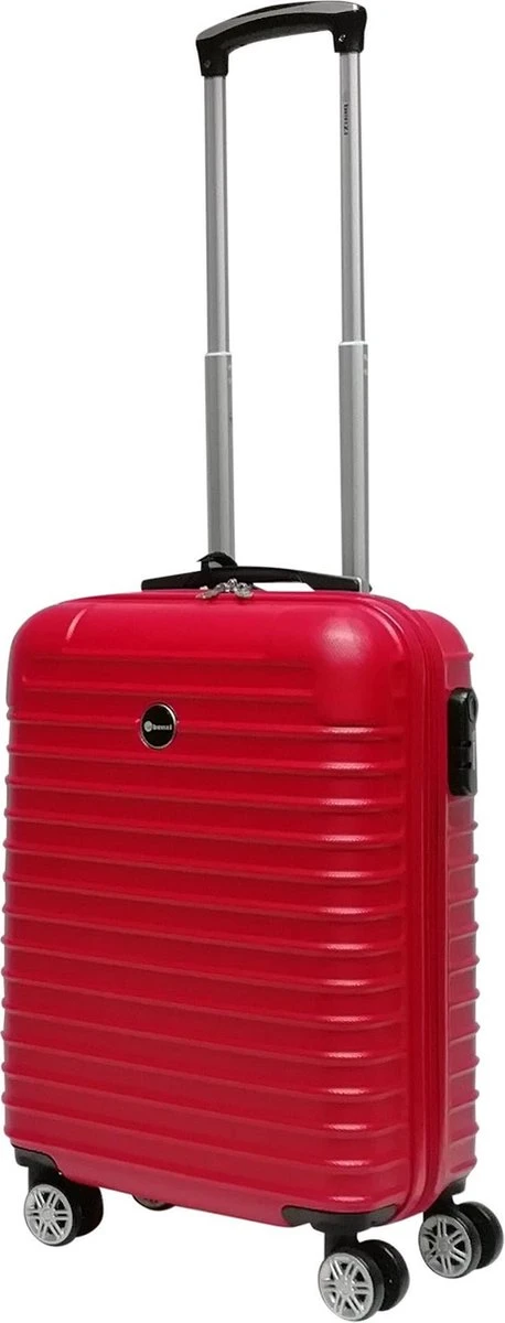 Benzi Barra Handbagage Koffer - 55 Cm - Rood 3 Benzi Barra Handbagage Koffer - 55 Cm - Rood