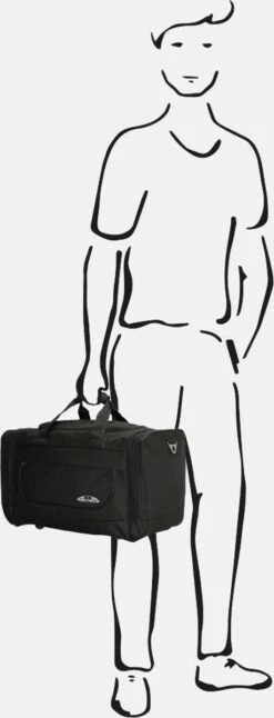 Enrico Benetti Orlando 35300 S Reistas / Sporttas 41 Liter - Zwart -Voyago Winkel 459x1200 10