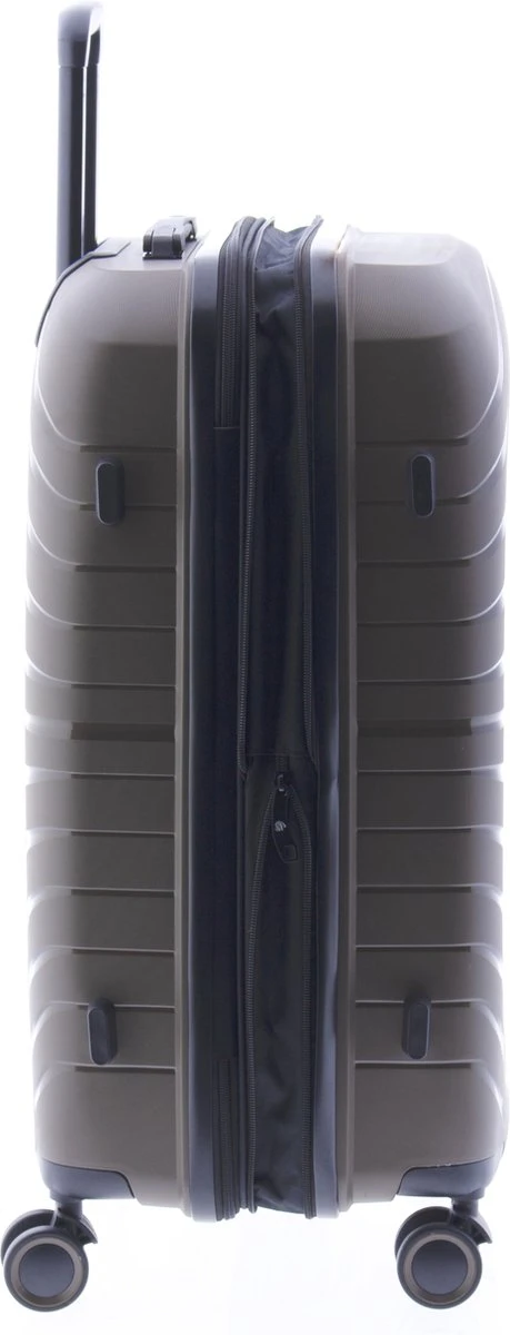 Gladiator Kick-Off Middelgrote Koffer Expandable - 67 Cm - 72/90 Liter - Eco Friendly Recyclebaar PP - Khaki Groen 13 Gladiator Kick-Off Middelgrote Koffer Expandable - 67 Cm - 72/90 Liter - Eco Friendly Recyclebaar PP - Khaki Groen - Afbeelding 11