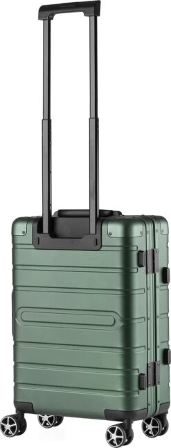 CarryOn ULD Handbagage - Luxe Aluminium Trolley 55cm - Dubbel TSA Slot - Dubbele Wielen - Groen -Voyago Winkel 460x1200 4
