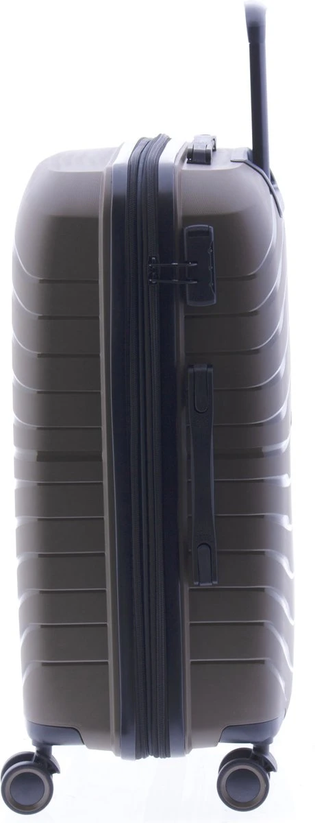 Gladiator Kick-Off Middelgrote Koffer Expandable - 67 Cm - 72/90 Liter - Eco Friendly Recyclebaar PP - Khaki Groen 4 Gladiator Kick-Off Middelgrote Koffer Expandable - 67 Cm - 72/90 Liter - Eco Friendly Recyclebaar PP - Khaki Groen - Afbeelding 2