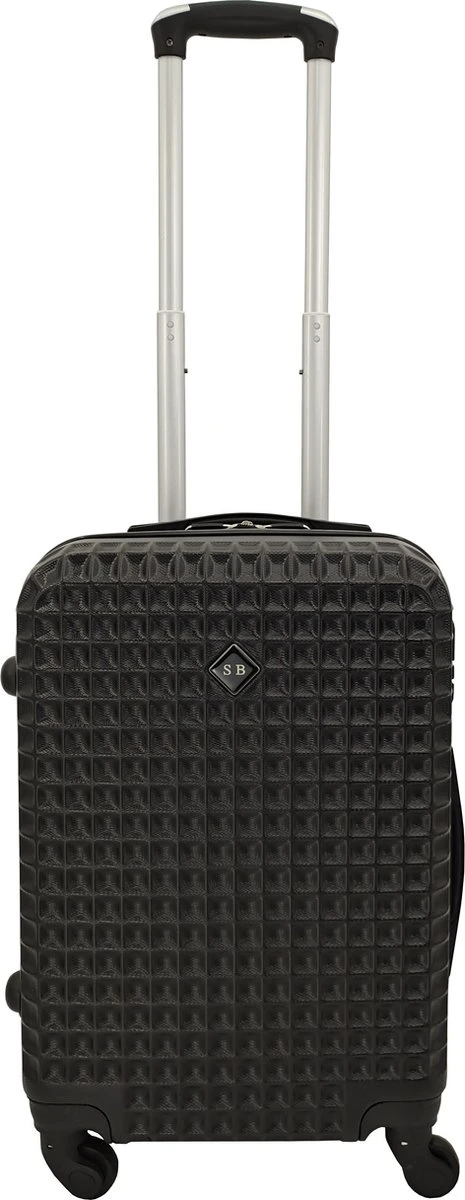 SB Travelbags Handbagage Koffer 51cm 4 Wielen Trolley - Zwart 3 SB Travelbags Handbagage Koffer 51cm 4 Wielen Trolley - Zwart