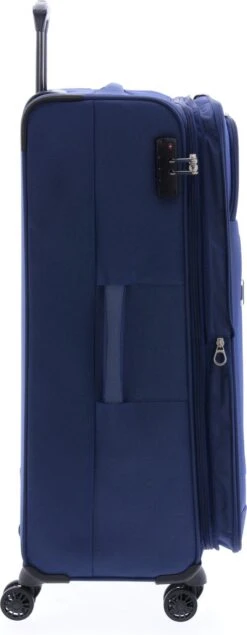 Gladiator Siroco L Grote Koffer 78 Cm - 115 Liter - Expandable - TSA Slot - Blauw -Voyago Winkel 467x1200 11