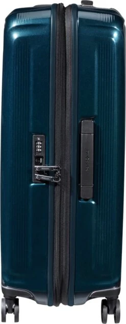 Samsonite Reiskoffer - Nuon Spinner 69/25 Exp (Medium) Metallic Dark Blue -Voyago Winkel 468x1200 4