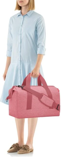 Reisenthel Allrounder L Reistas Sporttas - 30L - Twist Berry Roze -Voyago Winkel 469x1200 6