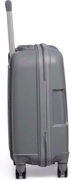 ©TROLLEYZ - Venice No.10 - Trolley - 55cm Met TSA Slot - Dubbele Wielen - 360° Spinners - 100% Polypropyleen - Handbagage Koffer In Silver Stone 14 ©TROLLEYZ - Venice No.10 - Trolley - 55cm Met TSA Slot - Dubbele Wielen - 360° Spinners - 100% Polypropyleen - Handbagage Koffer In Silver Stone -Voyago Winkel 471x1200 11