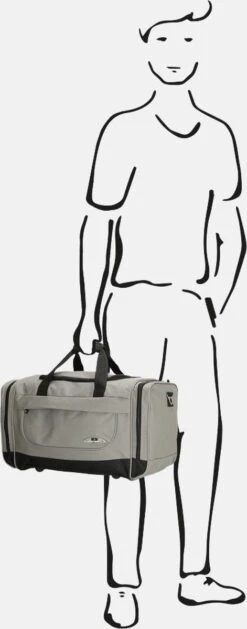 Enrico Benetti Orlando 35300 S Reistas / Sporttas 41 Liter - Grijs -Voyago Winkel 471x1200 16