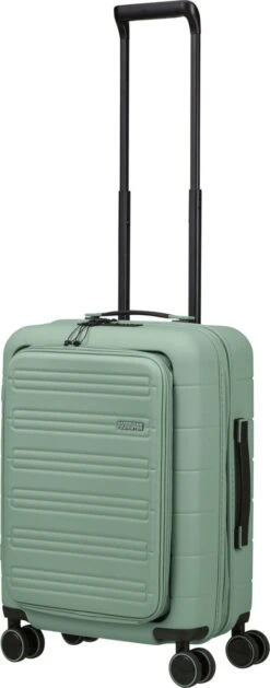 American Tourister Reiskoffer Met Laptopvak - Novastream Spinner 55/20 Tsa (Handbagage) Nomad Green -Voyago Winkel 471x1200 8