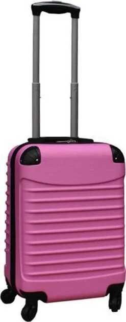 Travelerz Kofferset 3 Delig Met Wielen En Cijferslot - Handbagage Koffers - ABS - Licht Roze -Voyago Winkel 472x1200 3
