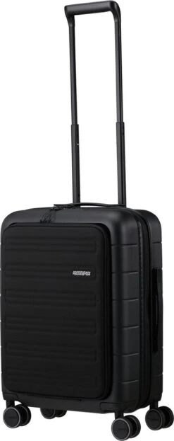 American Tourister Reiskoffer Met Laptopvak - Novastream Spin. 55/20 Tsa Exp Smart (Handbagage) Dark Slate -Voyago Winkel 476x1200 2