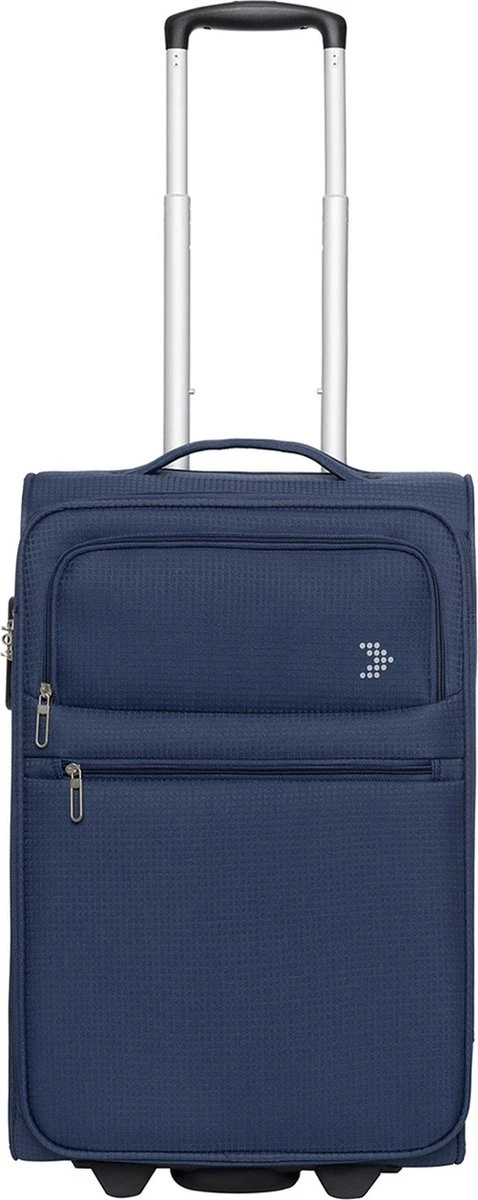 Travelbags Handbagage Zachte Koffer / Trolley / Reiskoffer - The Base - 55 Cm - Blauw 16 Travelbags Handbagage Zachte Koffer / Trolley / Reiskoffer - The Base - 55 Cm - Blauw - Afbeelding 14