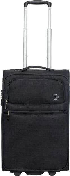 Travelbags Handbagage Zachte Koffer / Trolley / Reiskoffer - The Base - 55 Cm - Zwart -Voyago Winkel 482x1200