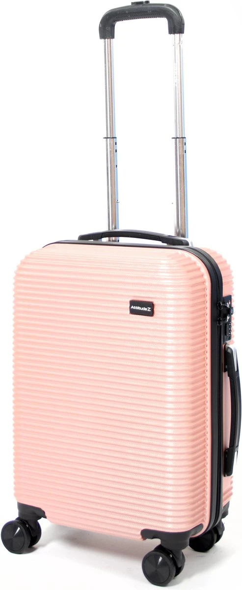 AttitudeZ Air-Z Handbagage Koffer Roze 55cm - TSA-slot 3 AttitudeZ Air-Z Handbagage Koffer Roze 55cm - TSA-slot