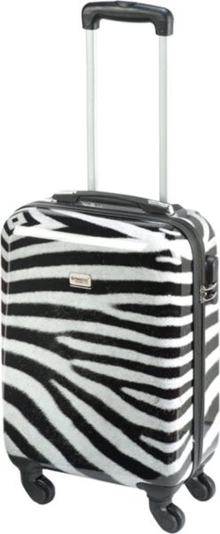 Princess Traveller Animal Print - Handbagagekoffer - Zebra - Small - 55cm -Voyago Winkel 495x1200 3