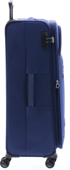 Gladiator Siroco L Grote Koffer 78 Cm - 115 Liter - Expandable - TSA Slot - Blauw -Voyago Winkel 499x1200 6