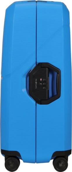 Samsonite Reiskoffer - Magnum Eco Spinner 69/25 - Summer Blue -Voyago Winkel 505x1200