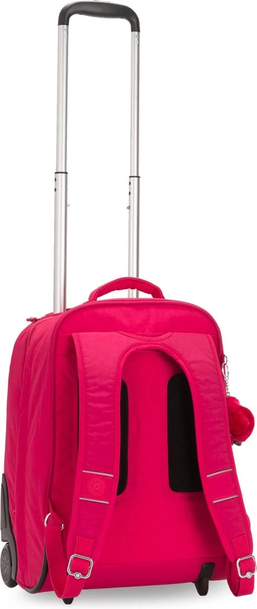 Kipling SARI Rugzak Met Wielen, 27 Liter, 15 Inch Laptopvak - True Pink 4 Kipling SARI Rugzak Met Wielen, 27 Liter, 15 Inch Laptopvak - True Pink - Afbeelding 2