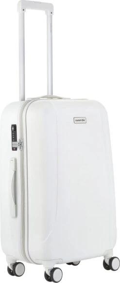 CarryOn Skyhopper Reiskoffer - 68.5cm TSA Trolley Met OKOBAN - Wit -Voyago Winkel 510x1200