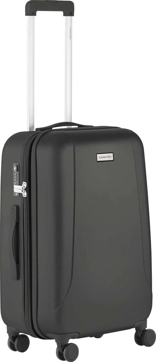 CarryOn Skyhopper Reiskoffer - 68.5cm TSA Trolley Met Expander En OKOBAN - Zwart 3 CarryOn Skyhopper Reiskoffer - 68.5cm TSA Trolley Met Expander En OKOBAN - Zwart